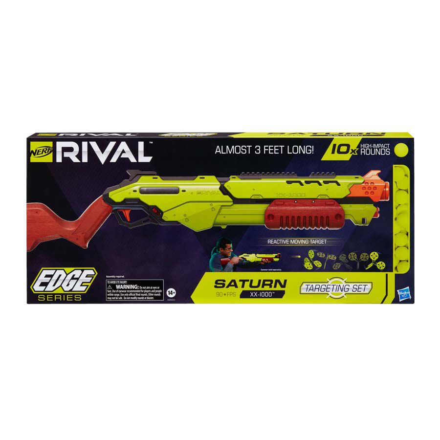 ナーフ ライバル サターン Nerf Rival Saturn XX-1000 NERF Contender Series Saturn XX-1000 with shooting target and 10