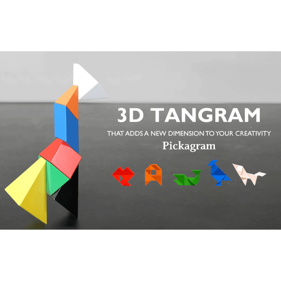 (KS Version)Pickagram - 3D 七巧板 (隨機顏色)