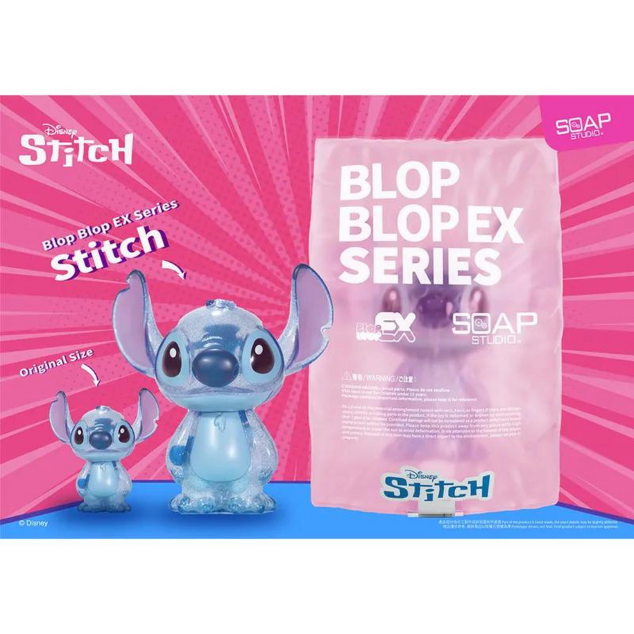 Soap Studio Disney Stitch 200% Blop Blop Series Doll