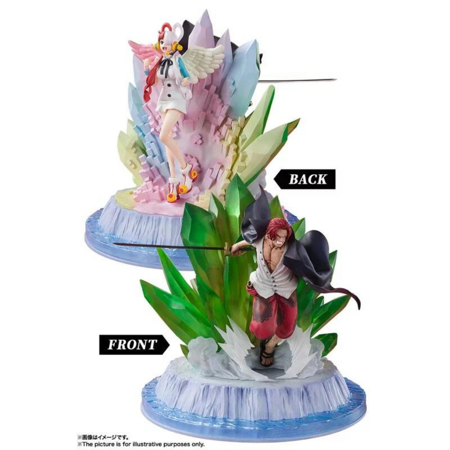 Bandai Figuarts ZERO "One Piece" Red-haired Zagus & Meiyin-Red-haired Diva-