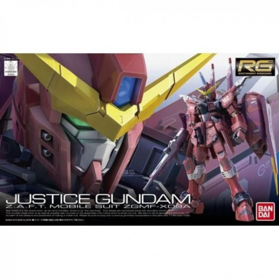 Bandai RG 09 1/144 Justice Gundam "Mobile Suit Gundam SEED"