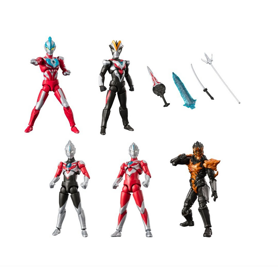 Bandai Food and Toy Super Action α Superman 8 Set "Ultraman"