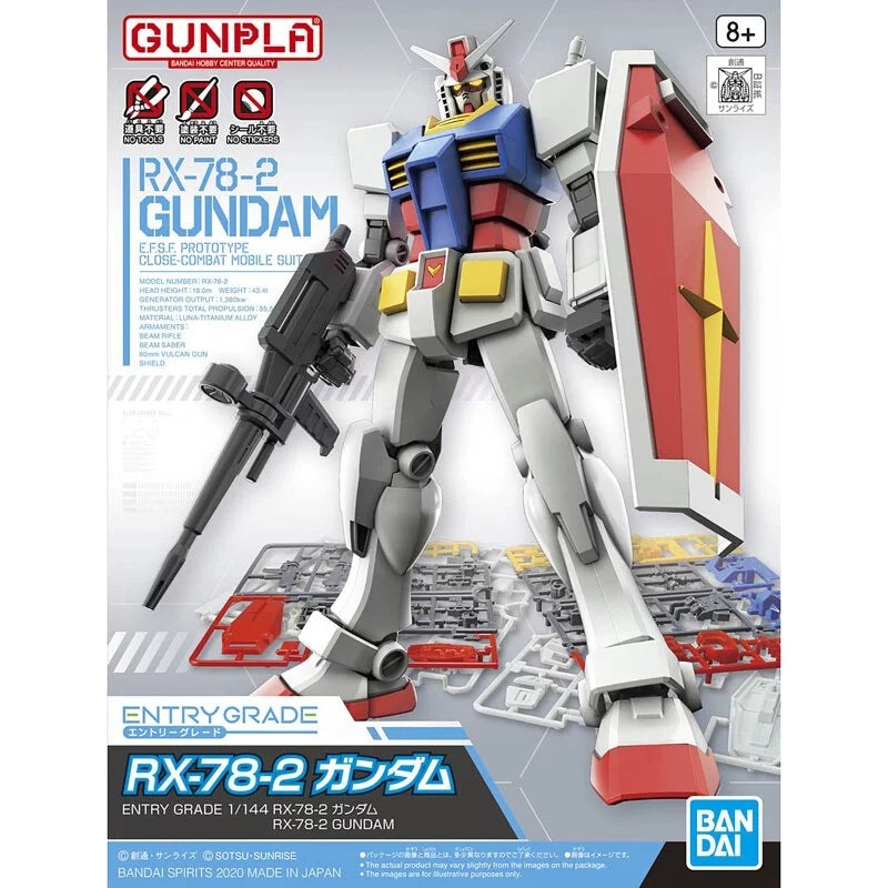 Bandai EG 1/144 RX-78-2 Gundam "Mobile Suit Gundam"