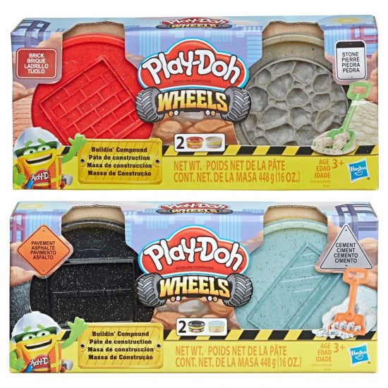 Play-Doh 工程、道路顏色組泥膠