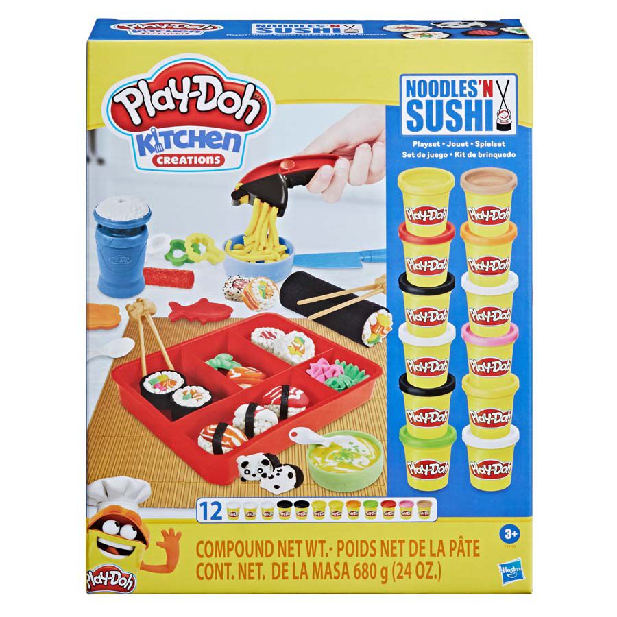 Play-Doh 廚房創作系列 麵條與壽司玩具套裝