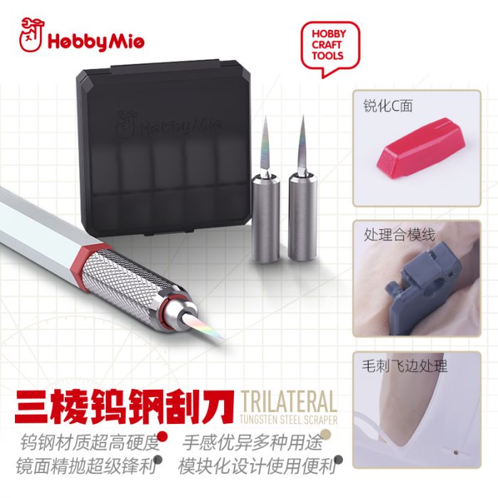 (Tools) MiaoJiang HMK-0 7 Lightweight Grating Knife Push Handle
