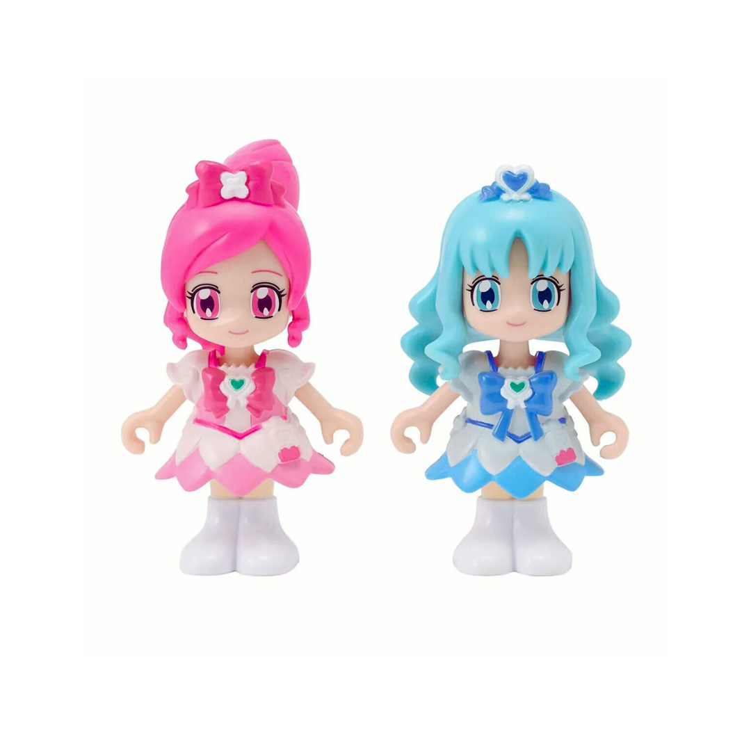 PreCure 20th Anniversary Series: Transformation Plastic Figure-Bud Angel &amp; Sea Angel