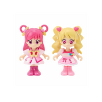 PreCure 20th Anniversary Series: Transformation Plastic Figure-Dream Angel &amp; Peach Angel