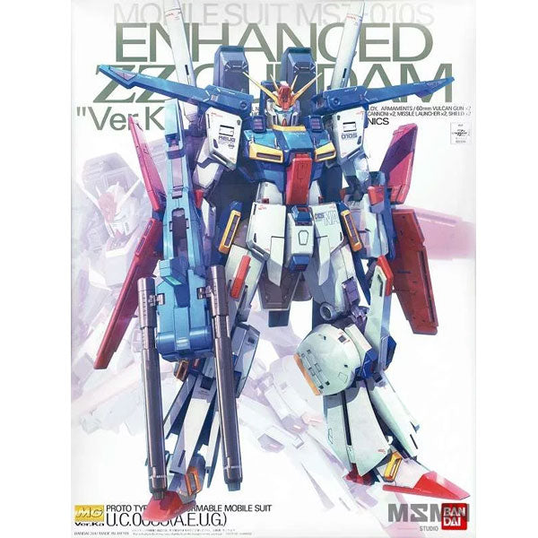 Bandai PB MG 1/100 MSZ-010S 強化型 ZZ高達 Ver.Ka《機動戰記高達 ZZ》