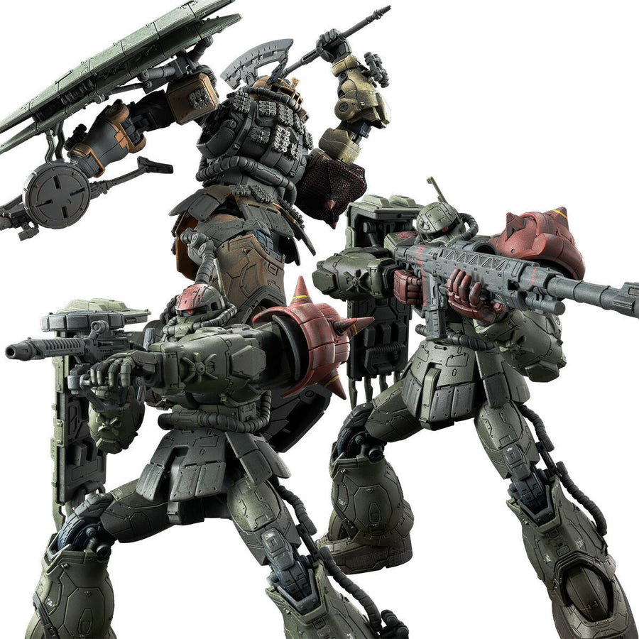 Bandai PB限定 HG 1/144 渣古Ⅱ F型 查布斯座機＆奇爾座機＋無識別型渣古Ⅱ 蘇拿利座機 重現零件套組 《機動戰士高達 復仇的鎮魂曲》 (副本)