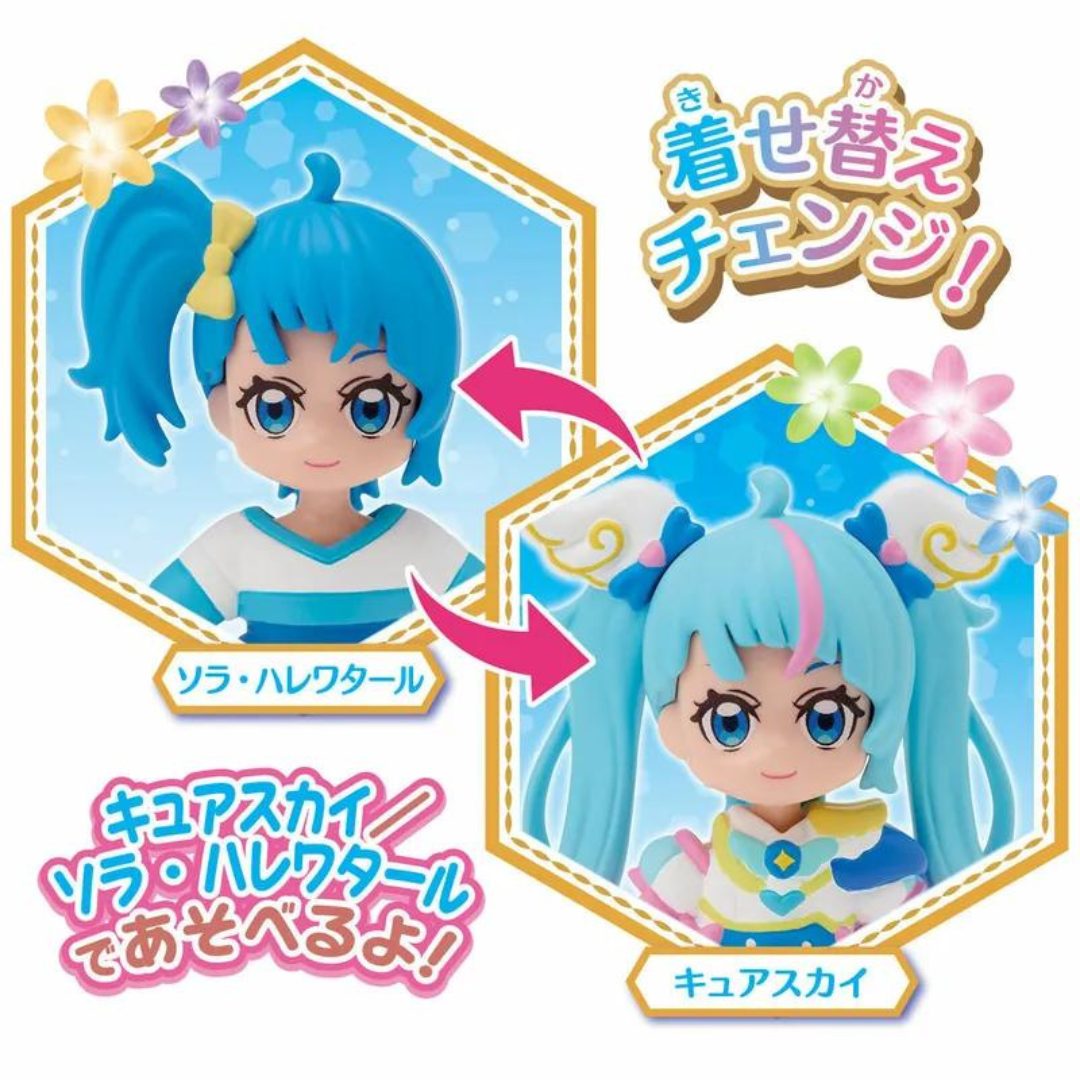 Open skies! PreCure: Transformation Plastic Figure A - Clear Sky Angel