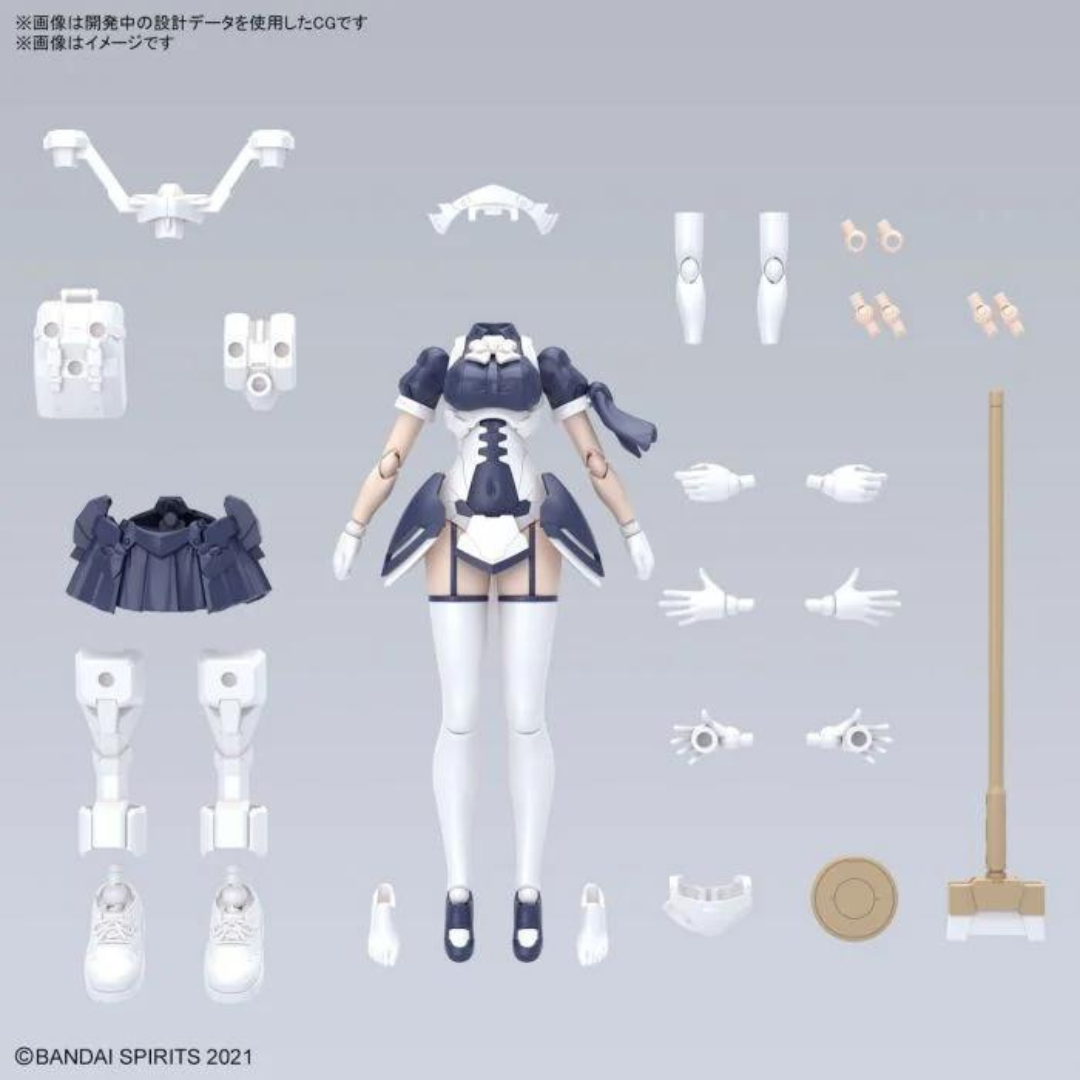 (配件) Bandai 30分鐘少女戰線 替換式驅體部件 女僕服裝 1 [A色]