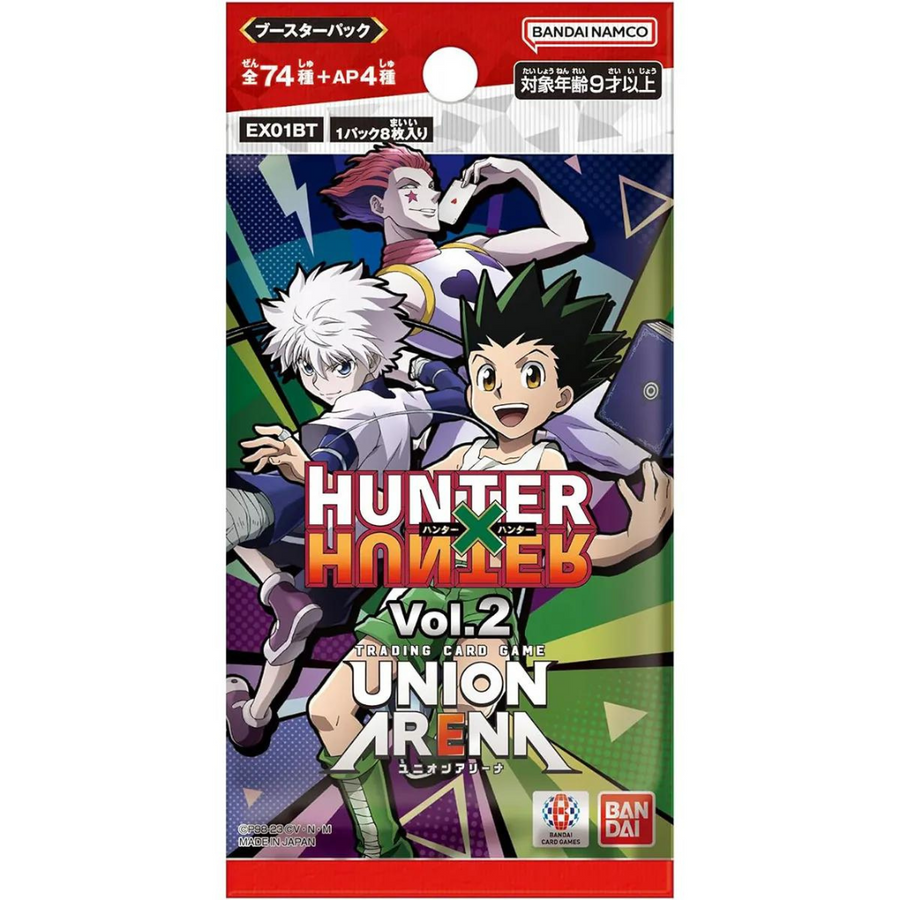 Bandai Carddass UNION ARENA追加補充包 HUNTER×HUNTER [EX01BT] (原盒12件)