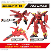 Bandai HG 1/100 VF-19 Flame Valkyrie and Sound Amplifier "Macross"