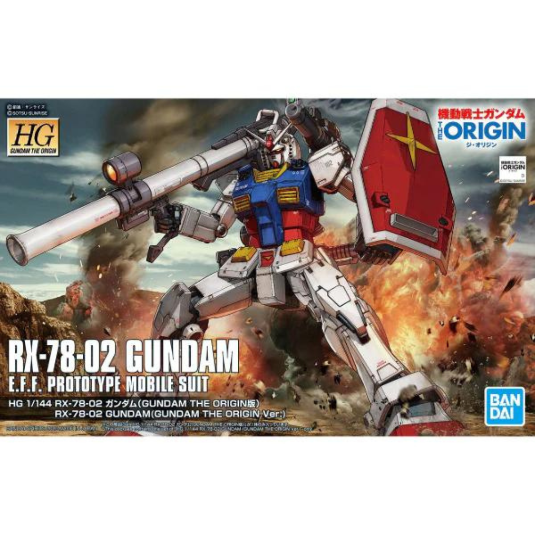 Bandai HG 1/144 RX-78-02 Gundam [THE ORIGIN] "Mobile Suit Gundam"