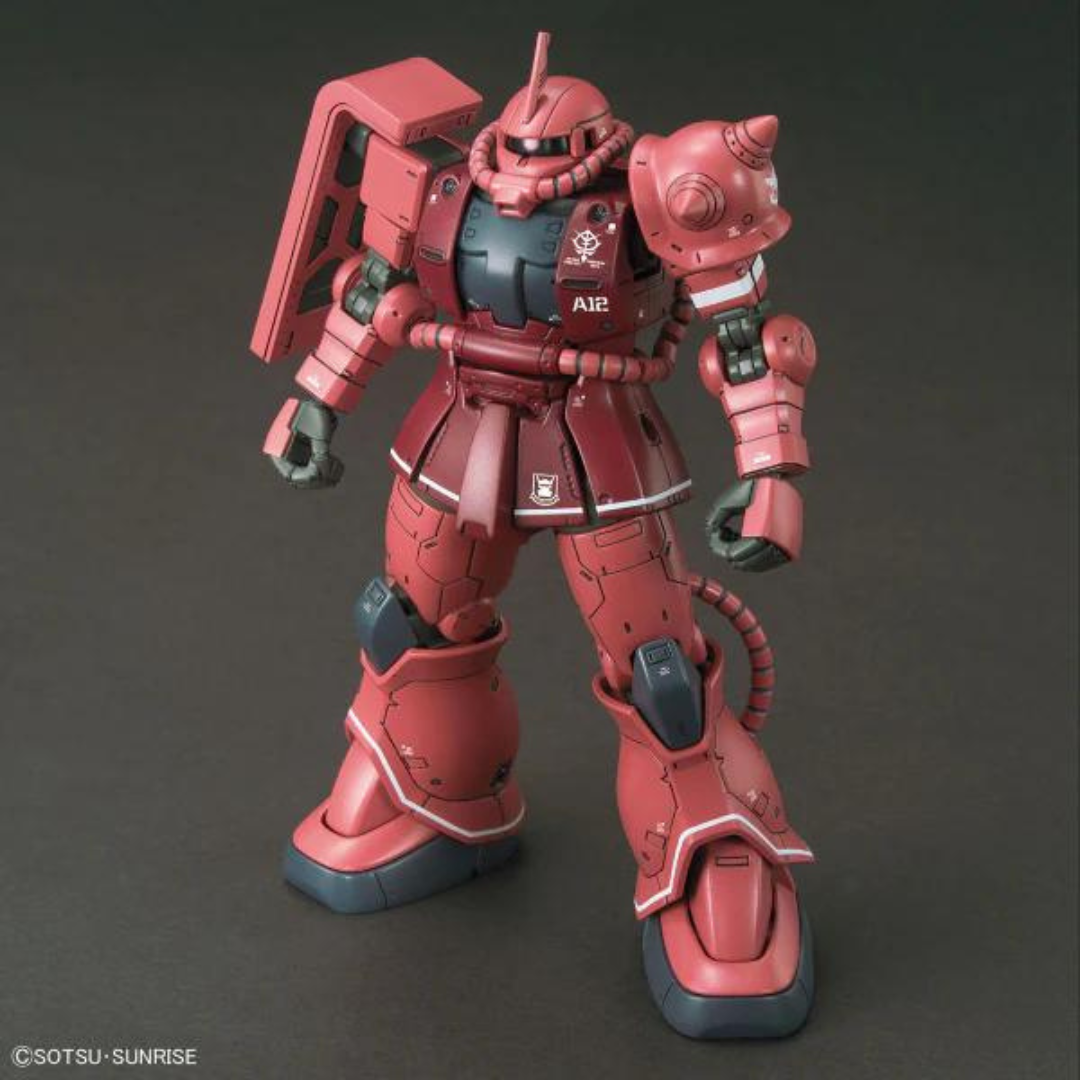 Bandai HG 1/144 Martha Aznable's exclusive Zaku II Self-protection Principality Red Comet Ver. "Mobile Suit Gundam THE ORIGIN"