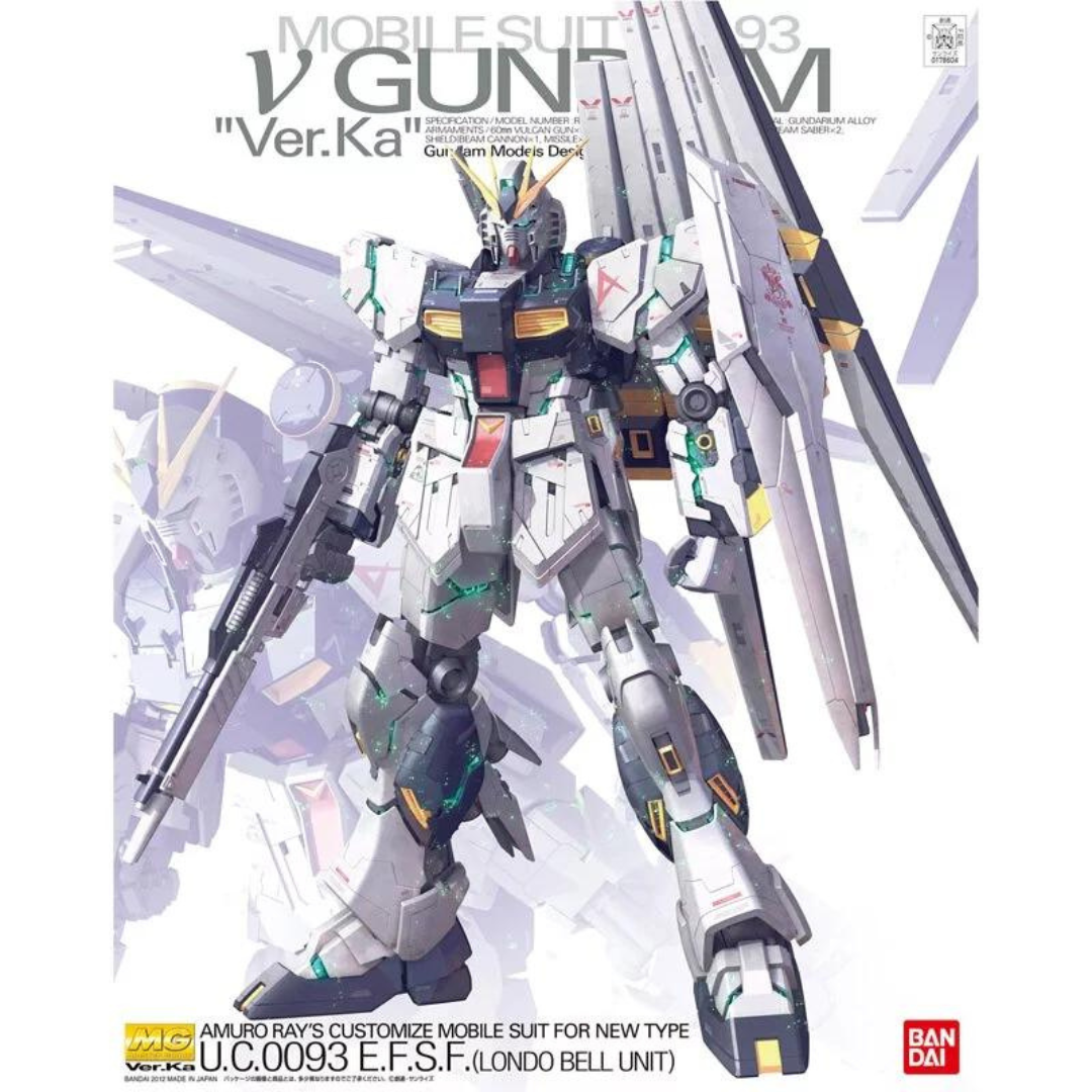 Bandai MG 1/100 NU Gundam Ver. Ka "Mobile Suit Gundam: Massa's Counterattack"