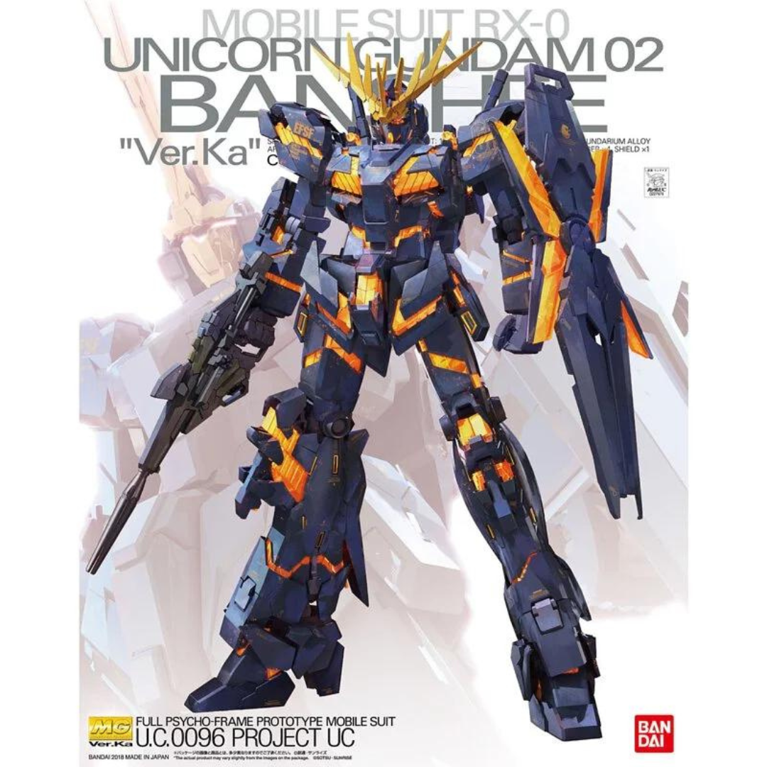 Bandai MG 1/100 Unicorn Gundam Unit 2 Banshee Ver. Ka "Mobile Suit Gundam UC"