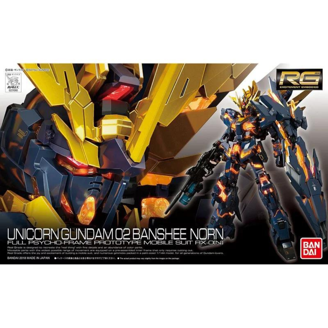 Bandai RG 1/144 Unicorn Gundam Unit 2 Banshee Norn "Mobile Suit Gundam UC"