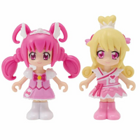 Bandai PreCure 20th Anniversary Series: Transformation Plastic Figure-Happy Angel &amp; Love Angel