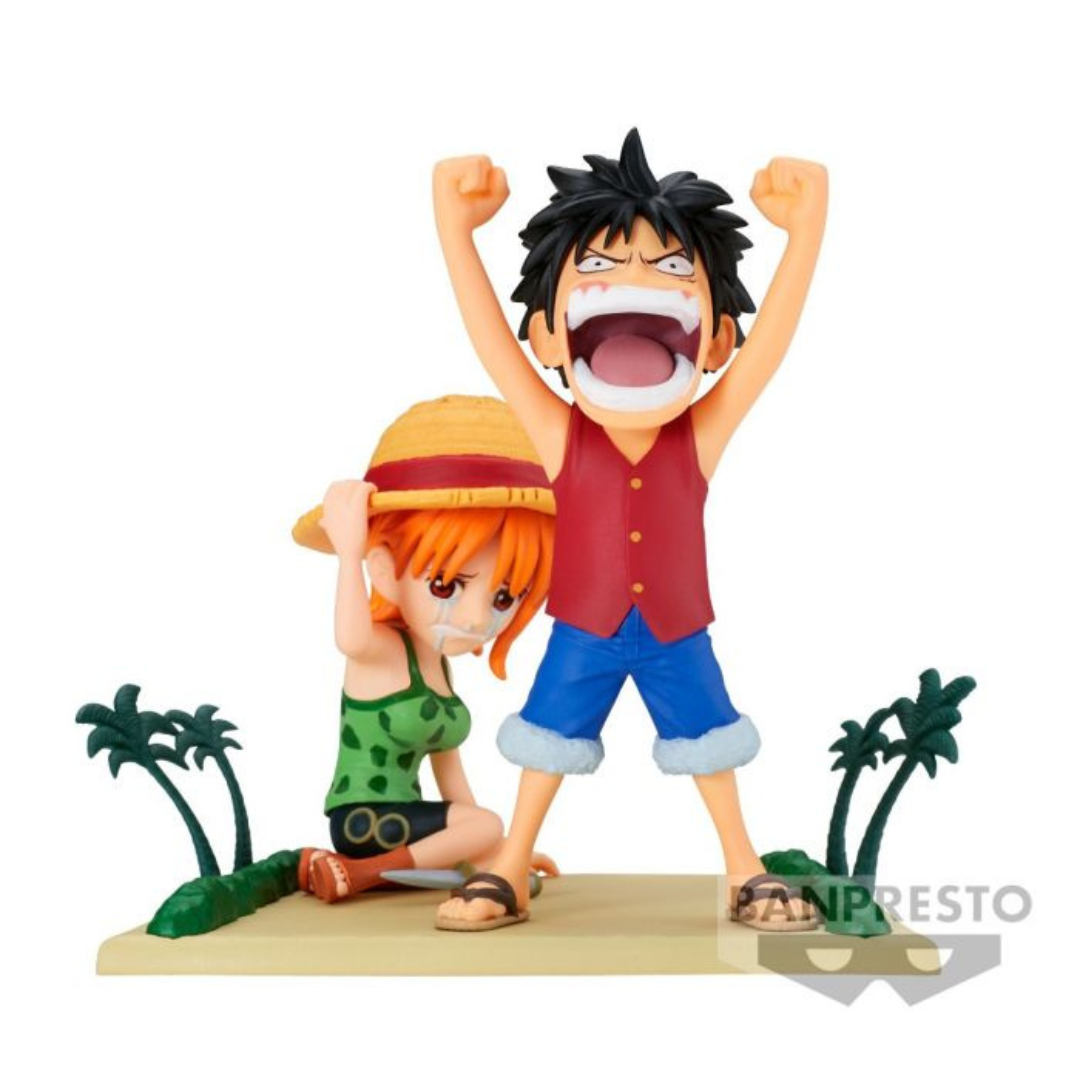 Banpresto [WCF LOG STORIES] One Piece Luffy &amp; Nami