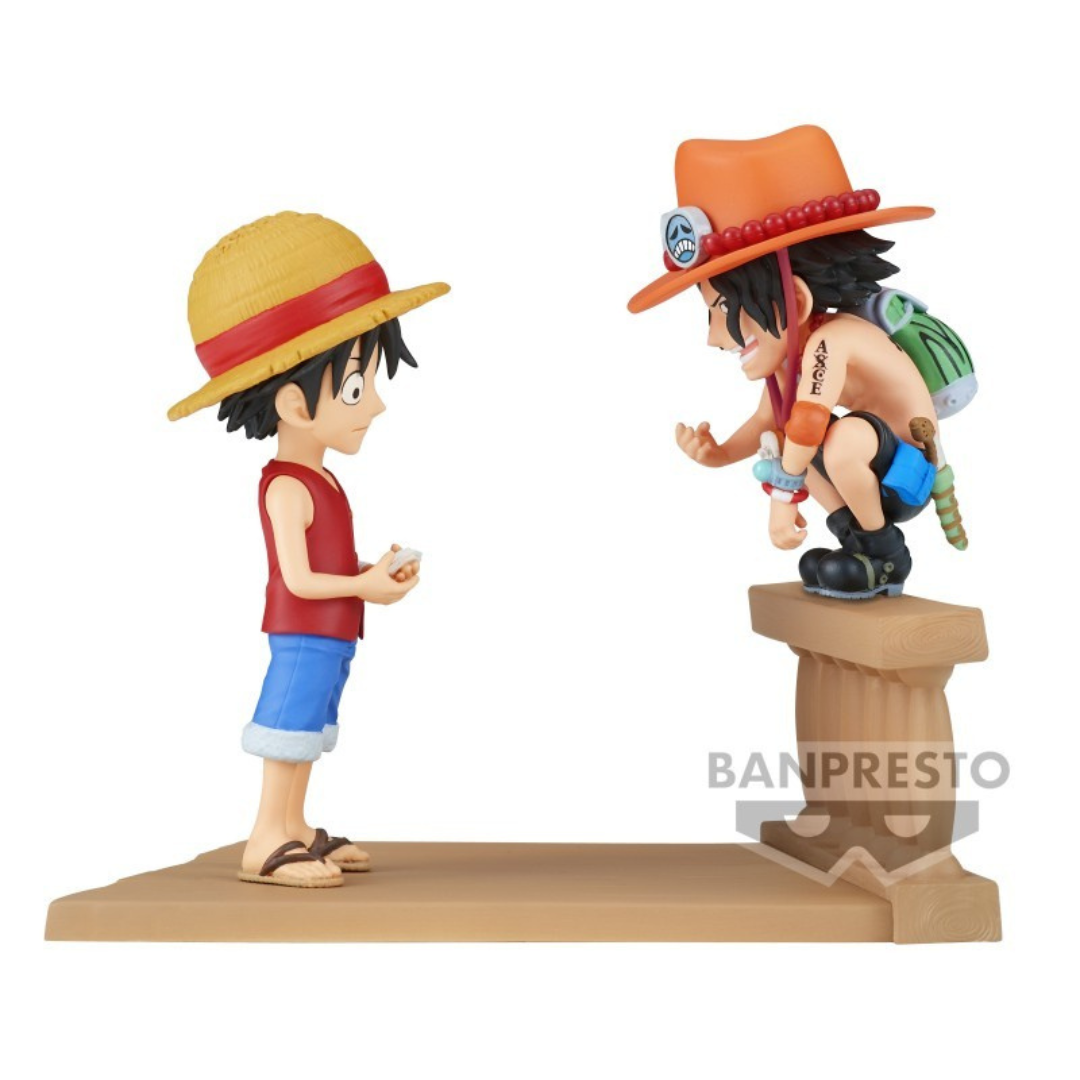 Banpresto [WCF LOG STORIES] One Piece Luffy &amp; Ace