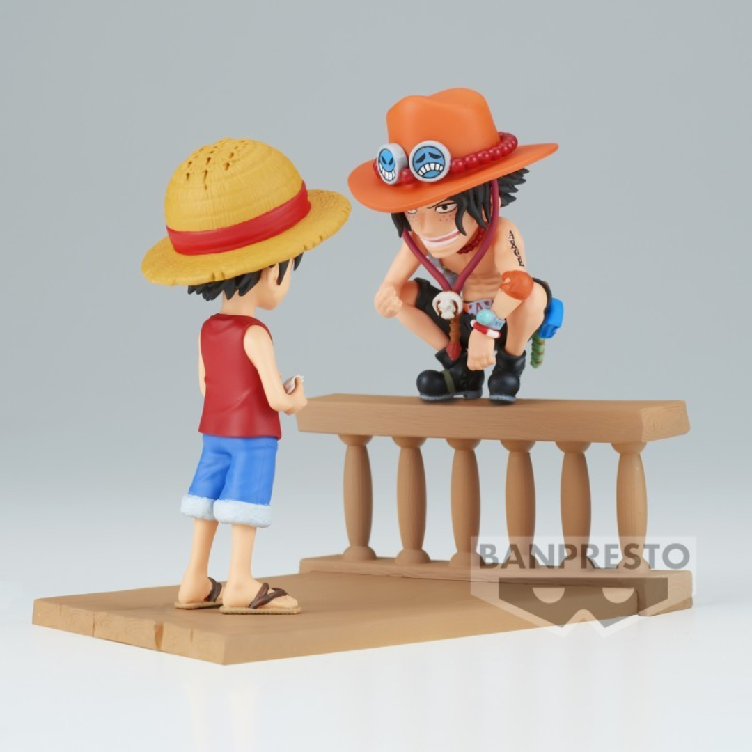 Banpresto [WCF LOG STORIES] One Piece Luffy &amp; Ace