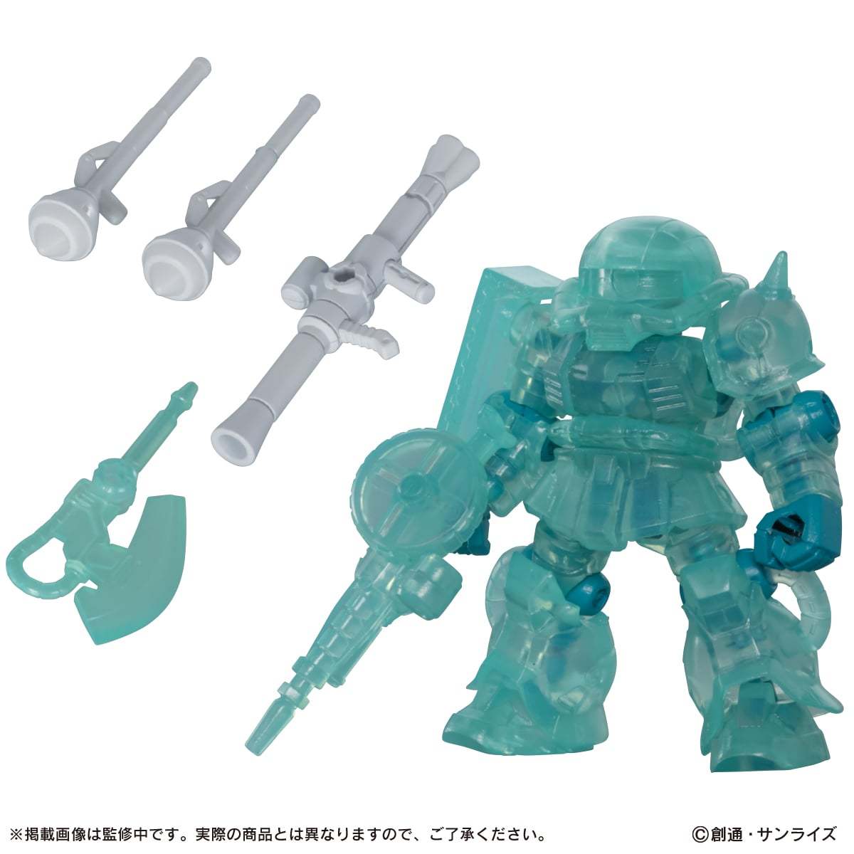 Bandai 扭蛋 機動戰士高達 MOBILE SUIT ENSEMBLE 初音未來 color Ver. （全套4款）