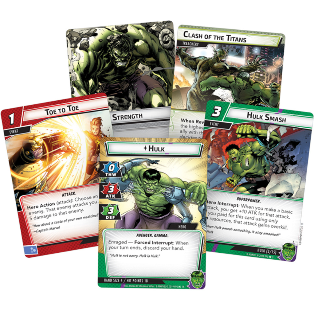 (Expanded) Marvel Legends Rising LCG Hero Pack: Hulk Marvel