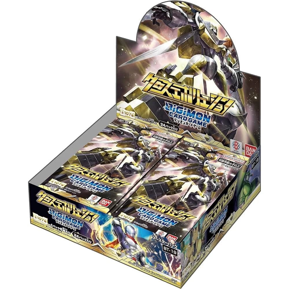 Bandai Carddass Digimon Card Game 19th Fusion Evolution [BT-19] (original box 24 packs)