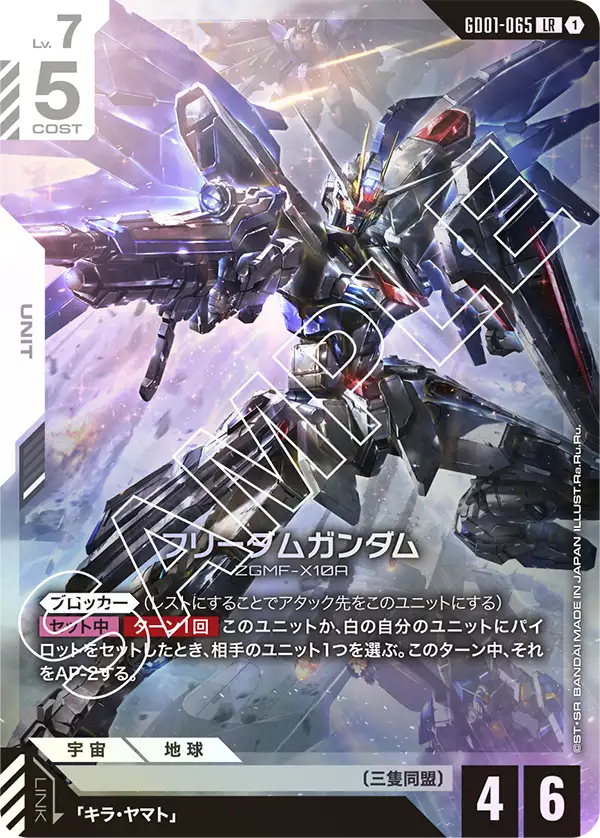 Bandai Carddass 高達卡牌遊戲 補充包 第一彈 Newtype Rising [GD01]《機動戰士高達》