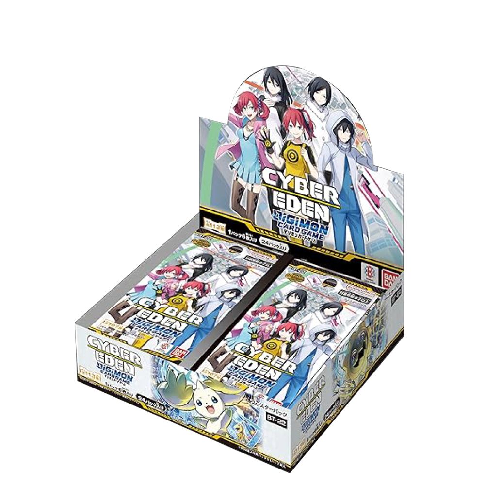 Bandai Carddass 數碼暴龍咭牌遊戲 第二十二彈 網路伊甸園 [BT-22] (原盒24包)