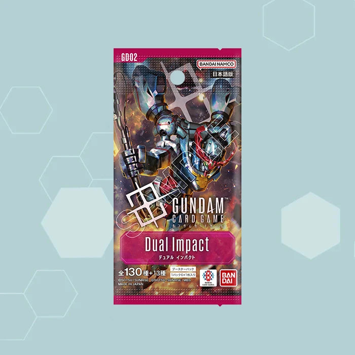 Bandai Carddass GCG TCG 高達卡牌遊戲 補充包 第二彈 Dual Impact [GD02]《機動戰士高達》(原盒12包)