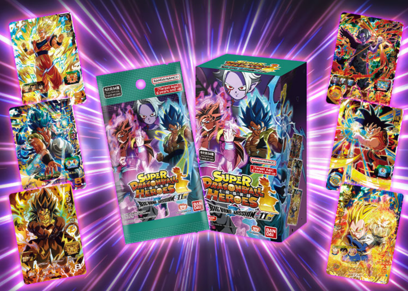 Bandai Carddass 七龍珠英雄遊戲咭-BIG BANG篇 第十一彈 BMT11(原盒20包)