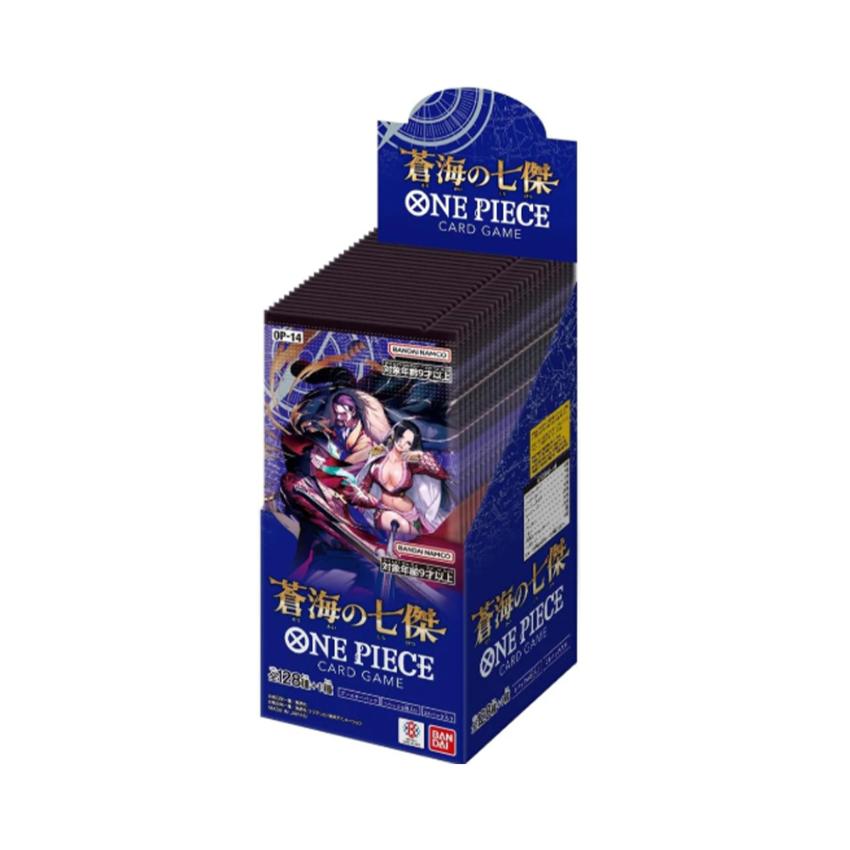 Bandai Carddass 海賊王咭牌遊戲 第十四彈 蒼海之七傑 [OP-14] (原盒24包)