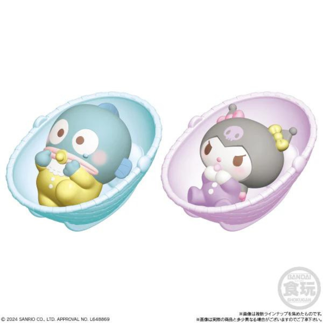 Bandai 食玩 SANRIO 角色 BB搖籃擺設 (原盒12盒)