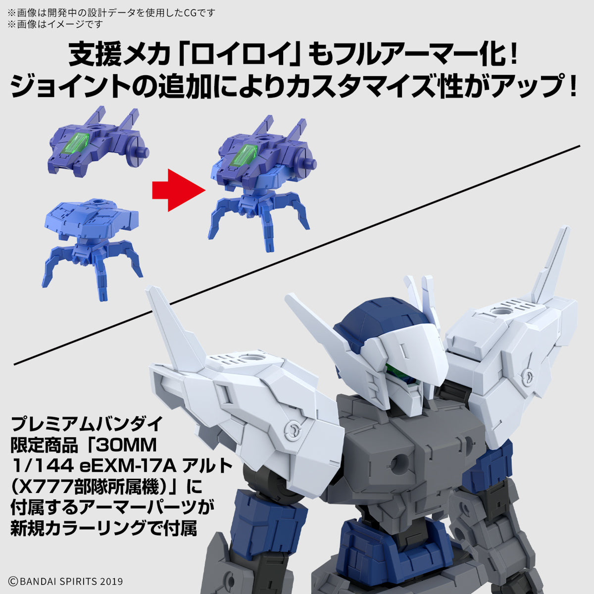 Bandai 30分鐘任務系列 1/144 eEXM-17FA 阿爾托 全武裝