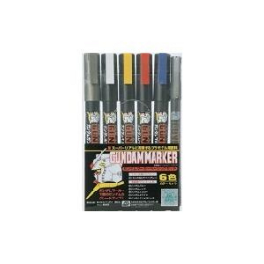 (Tools) GSI Basic Gundam Pen Set of Six