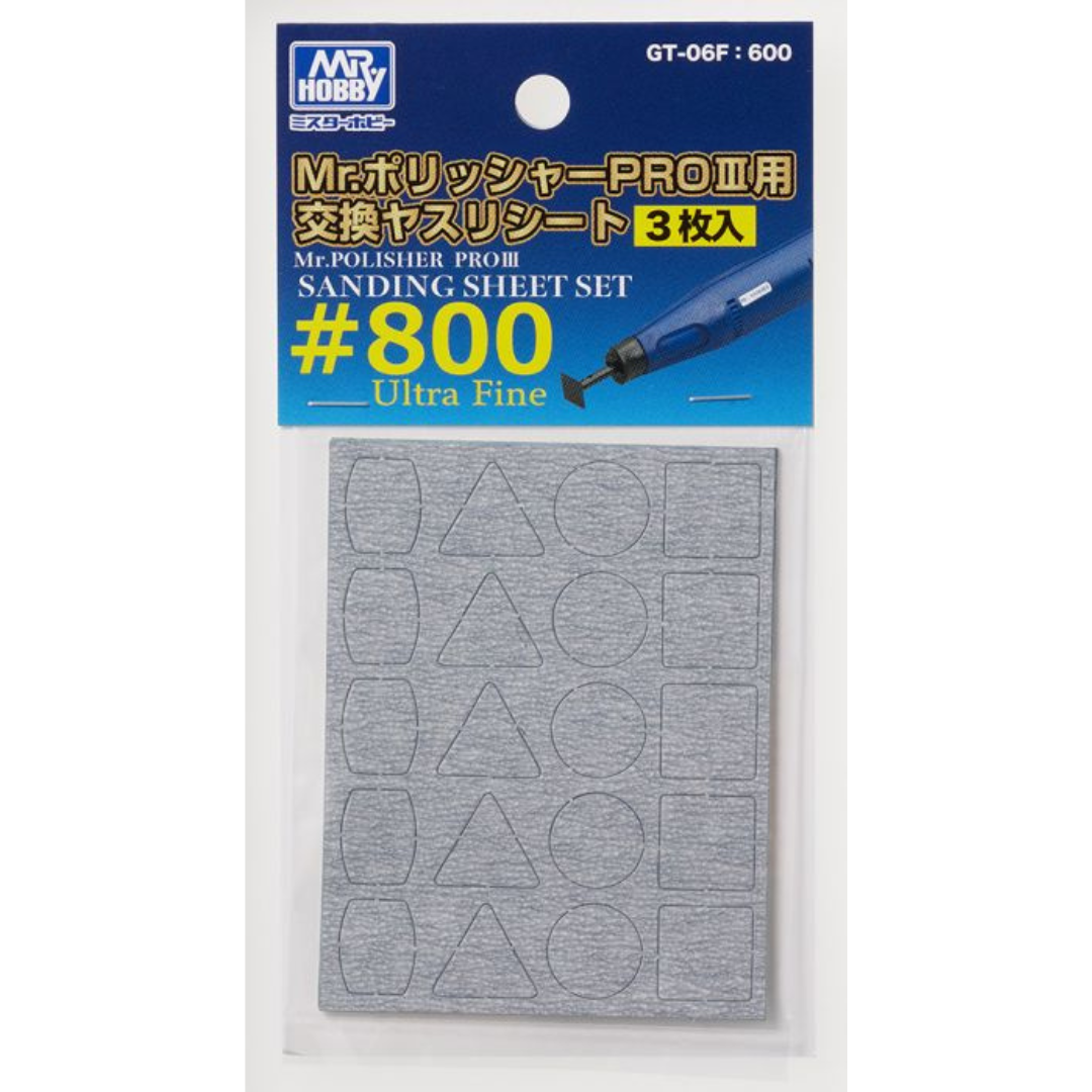 (Tool) GSI GT06F Sandpaper #800 (for grinders: triangle, round, square)