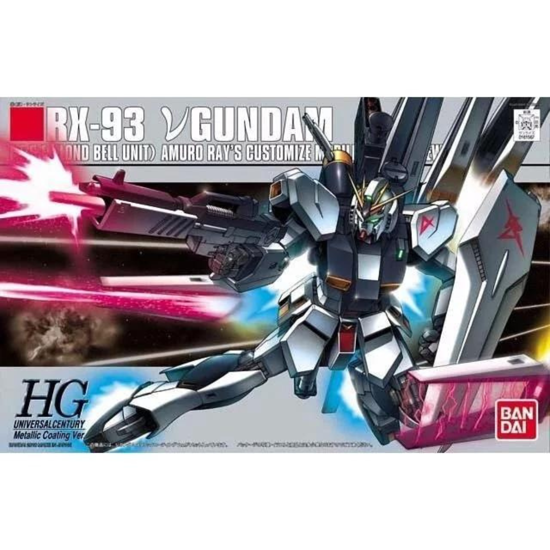 Bandai HGUC 1/144 Nu Gundam (Metal Painted Special Edition) "Mobile Suit Gundam: Martha's Counterattack"