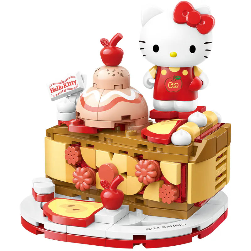 Qman Hello Kitty 蘋果批造型積木Sanrio