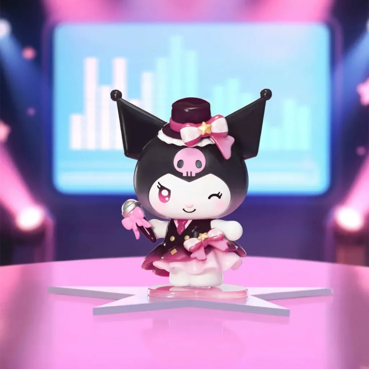 Kuromi 閃閃偶像系列手辦盲盒  酷洛米 可羅米 (原盒8盒)