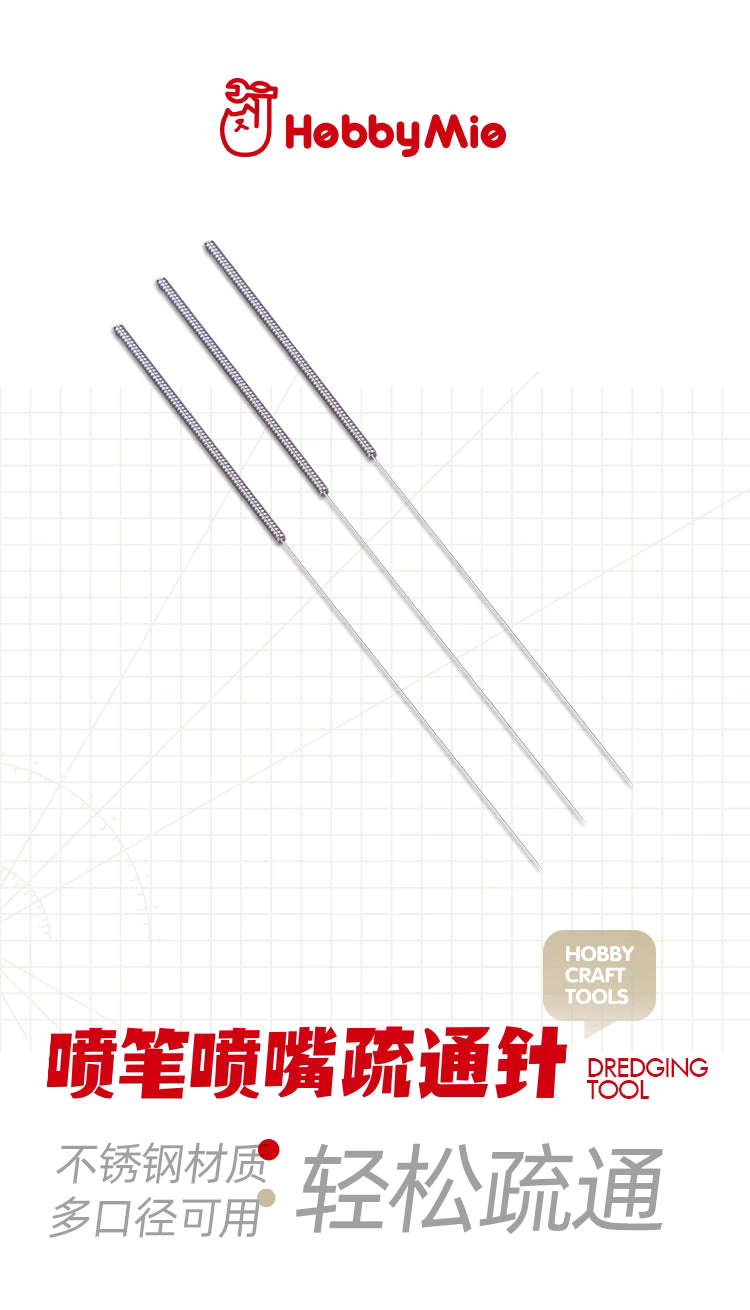 (工具)喵匠 疏通針 噴嘴疏通針 噴筆疏通針 不鏽鋼