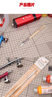 (工具)喵匠 噴壺清潔筆 油漆顏料清洗筆耐腐蝕毛刷純實木筆桿