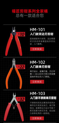 (工具)喵匠 HM-108剪钳 Ver2.0+養護油套裝