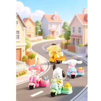 Sanrio characters 兜風小摩托車系列玩動樂 (原盒6盒)