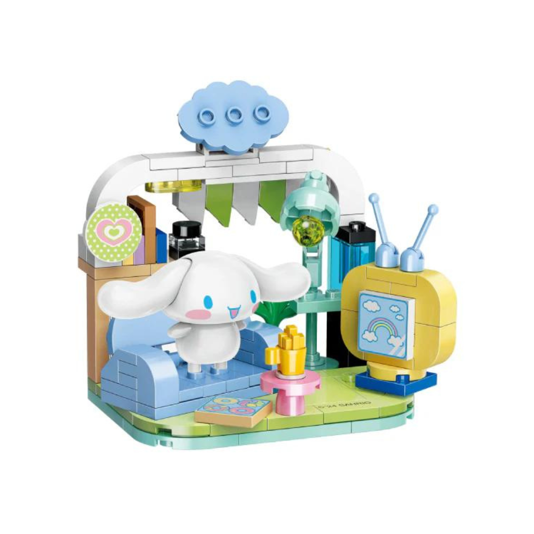 Qman Keeppley Sanrio characters home play small scene series blind box (original box 6 boxes)