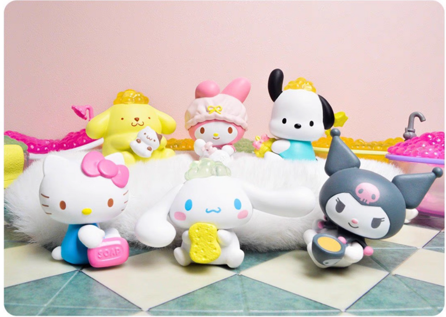 LIOH TOY Sanrio characters 泡泡浴 (原盒6款不重覆)