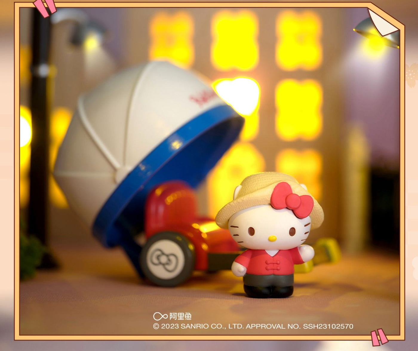 LIOH TOY Sanrio characters 黃包車 環遊世界 (原盒6款不重複)