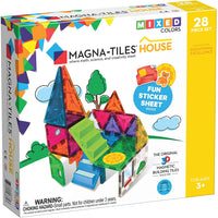 Magna-Tiles 磁力片積木玩具 - 透光彩屋 28塊套裝